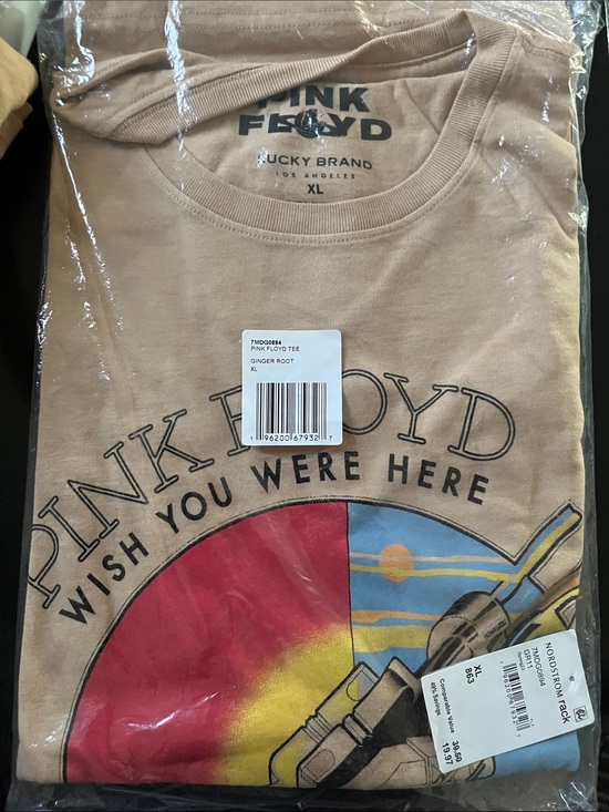 Lucky Brand Other - Pink Floyd 'Wish You Were Here' Graphic Tee - Ginger Root xl Mens